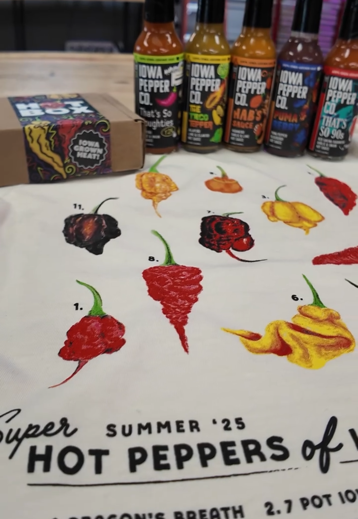 Super Hot Peppers Comfort Colors T-Shirt