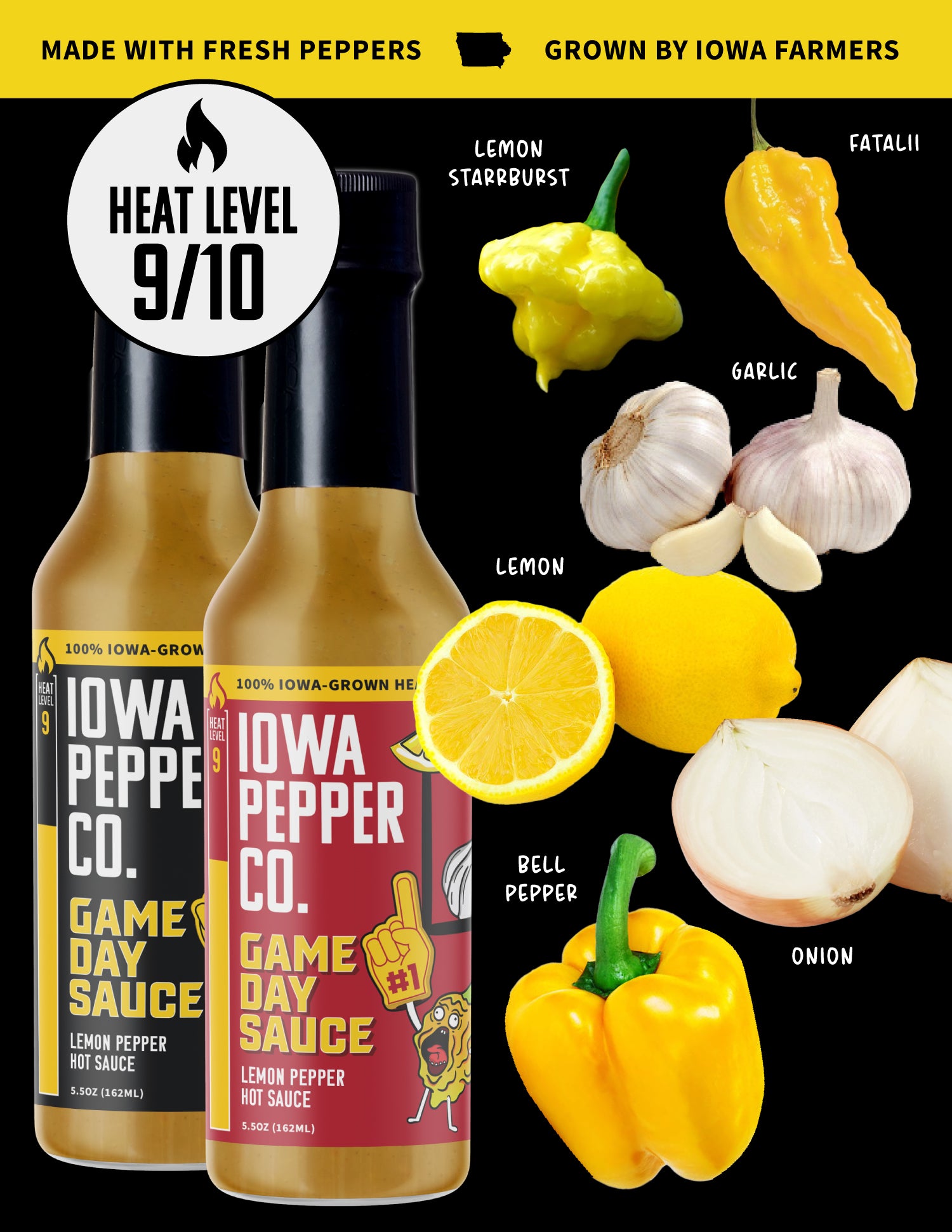 GAME DAY HOT SAUCE (9/10 Heat)