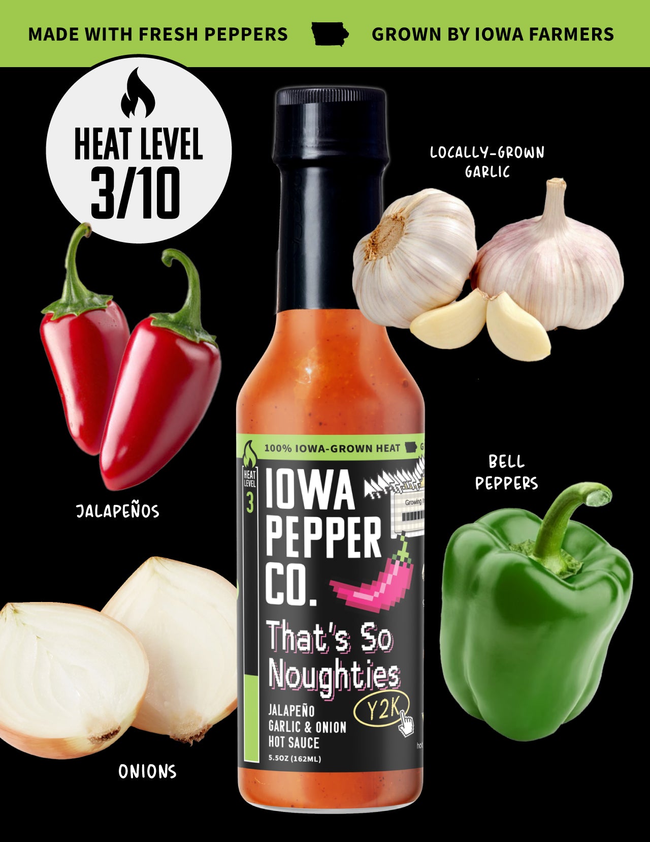 THAT'S SO NOUGHTIES HOT SAUCE (3/10 HEAT LEVEL)