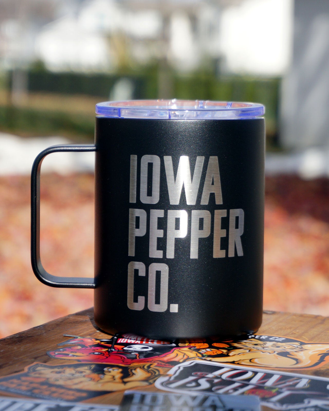 Stainless Steel Engraved Insulated Coffee Mug