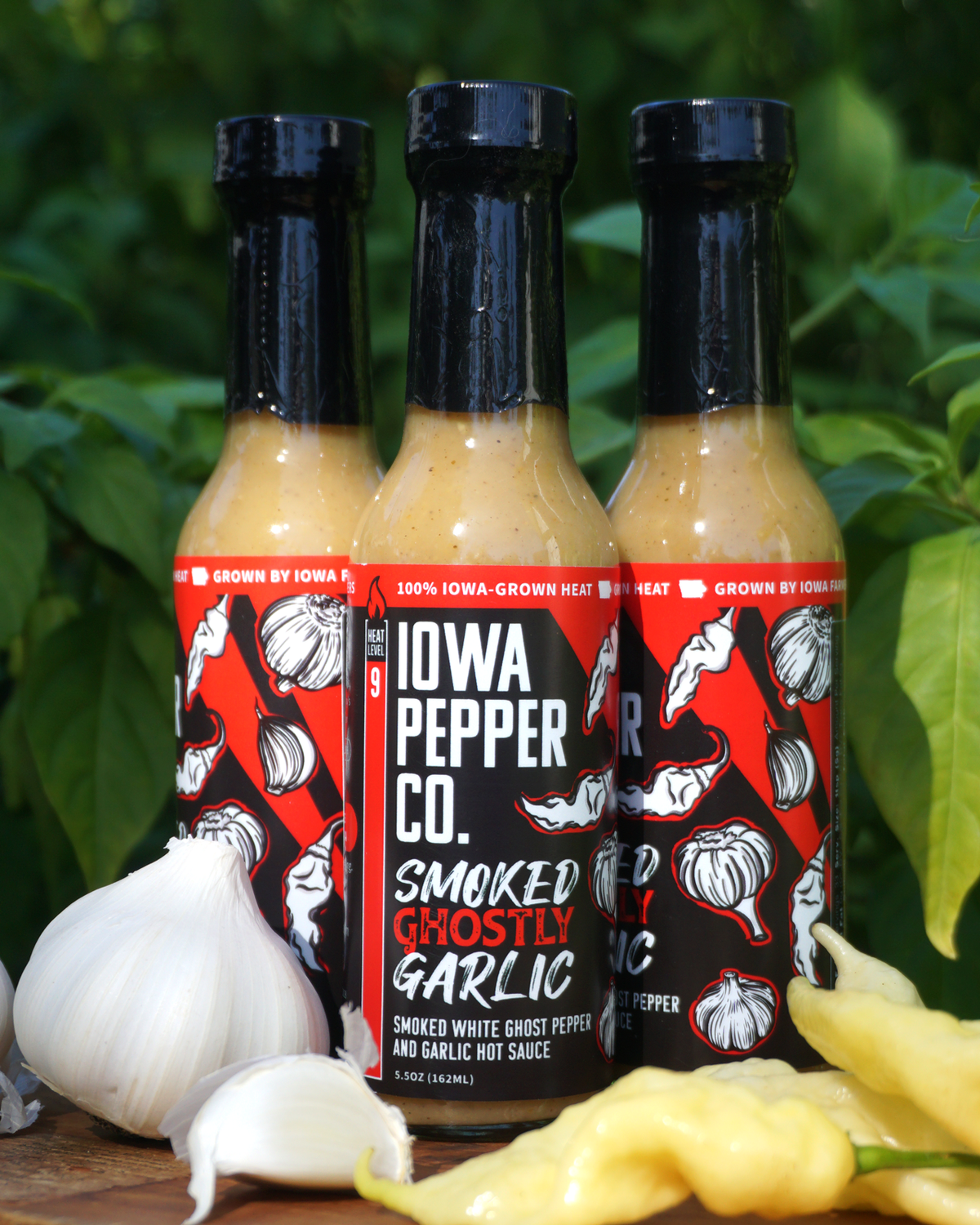 SMOKED GHOSTLY GARLIC (9/10 Heat)