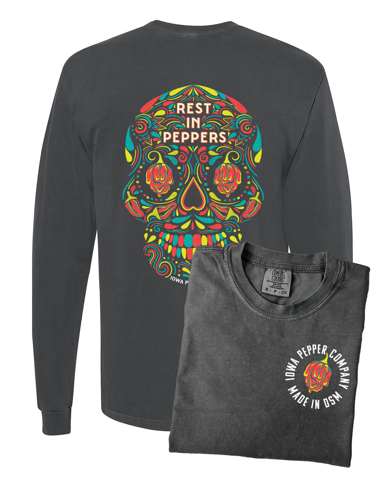 Rest In Peppers Long Sleeve Comfort Colors T-Shirt