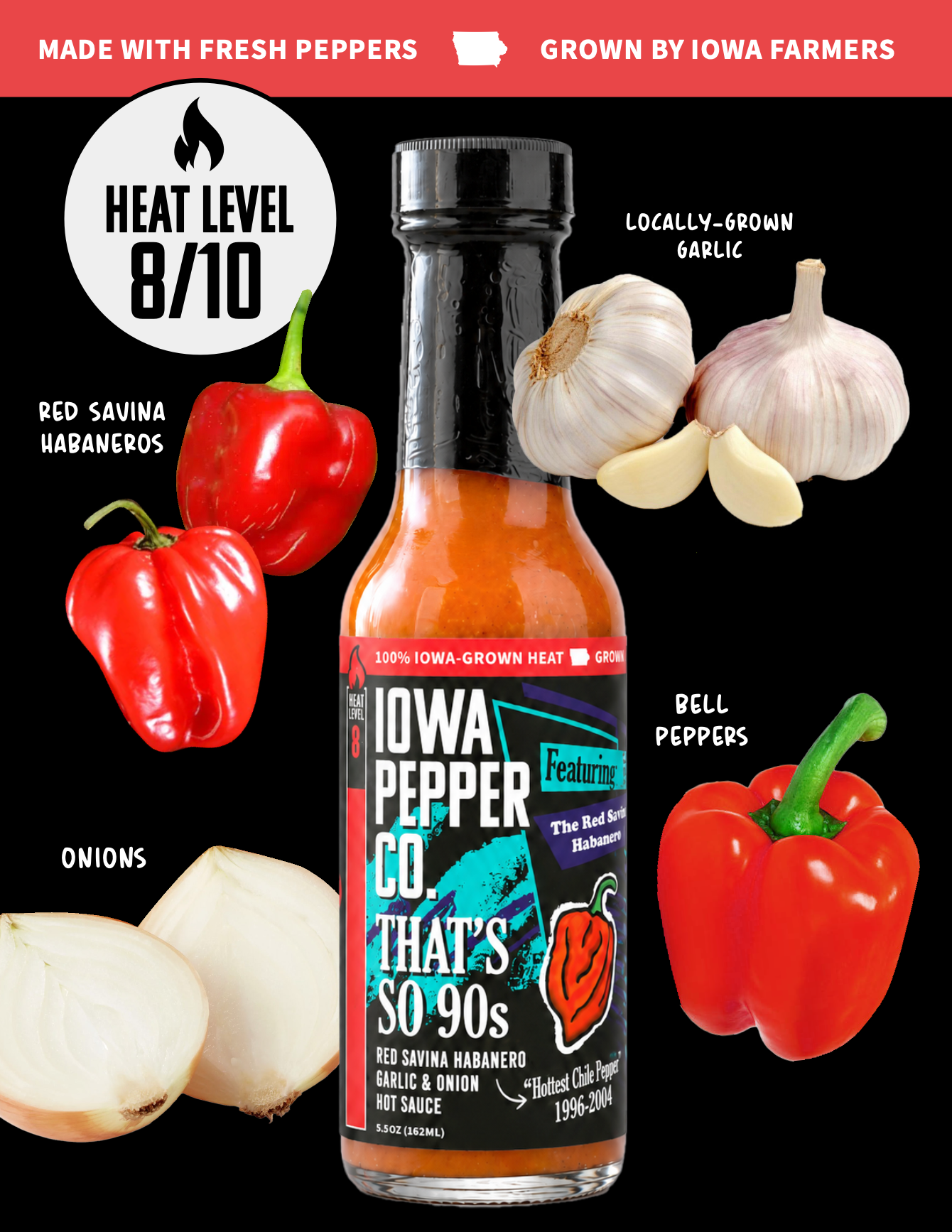THAT'S SO 90s HOT SAUCE (8/10 Heat)