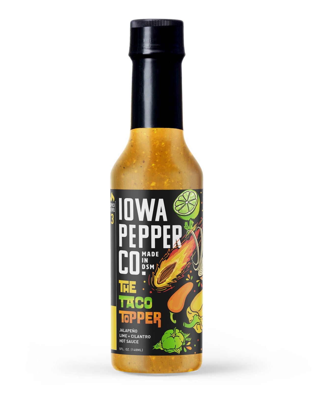 The Taco Topper Hot Sauce (Mild 3/10)