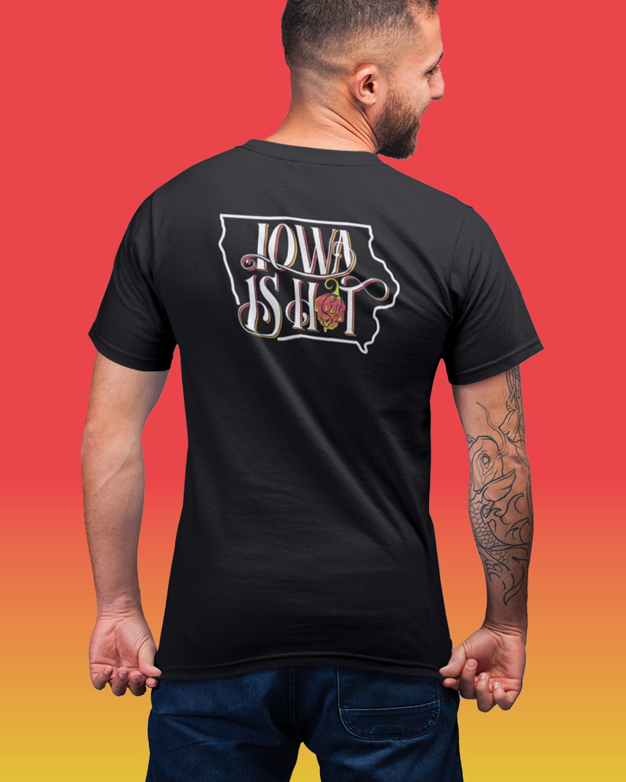 Iowa Is Hot Bella Canvas Unisex Tshirt